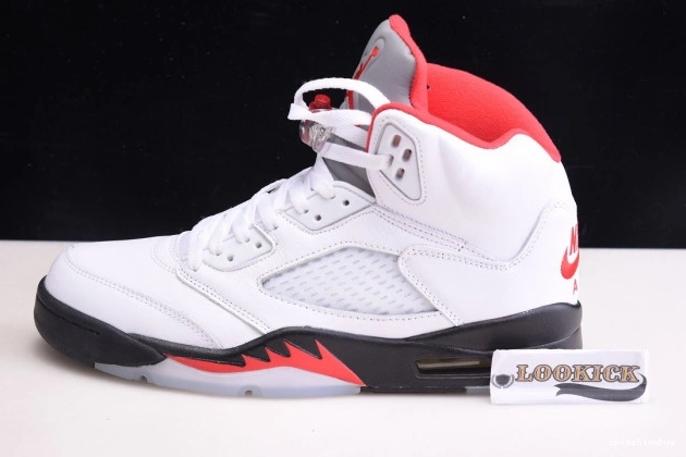 DA1911-102 Retro (2020) 5 Fire Silver Red Air Jordan Tongue 1009